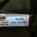 MAR FES Fes 2016DEC31 003  Just arrived at our hotel in Fez and was greeted by Saida.    Not sure what her actual position is, but I had to take a photo of her name badge, just to be sure if her title : 2016, 2016 - African Adventures, Africa, Date, December, Fes, Fès-Meknès, Month, Morocco, Northern, Places, Trips, Year